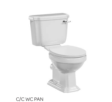 AST Victorian Toilet and 600mm Basin Set Including Seat