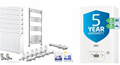 Baxi 400 series 424/430 and 436 Combi Central Heating Pack Including 7 Radiators