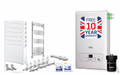 Baxi 824,830 and 836 combi2 Central Heating Pack Including 7 Radiators