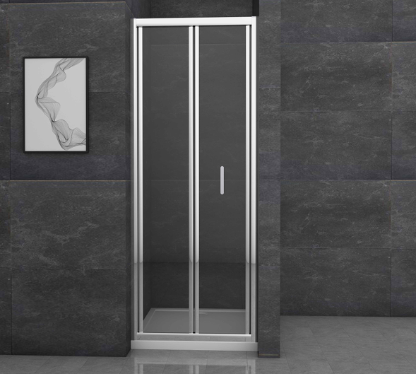 Bifold Door and Side Panels 6mm - Available in Chrome, Brushed Brass, Black