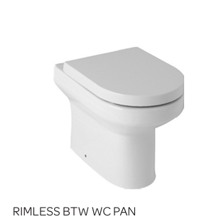 BIJ D Shape Rimless Toilet and Seat