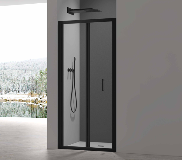 Bifold Door and Side Panels 6mm - Available in Chrome, Brushed Brass, Black