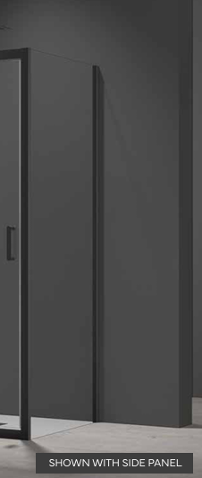 Sliding Doors and Side Panels 6mm - Available in Chrome, Brushed Brass, Black