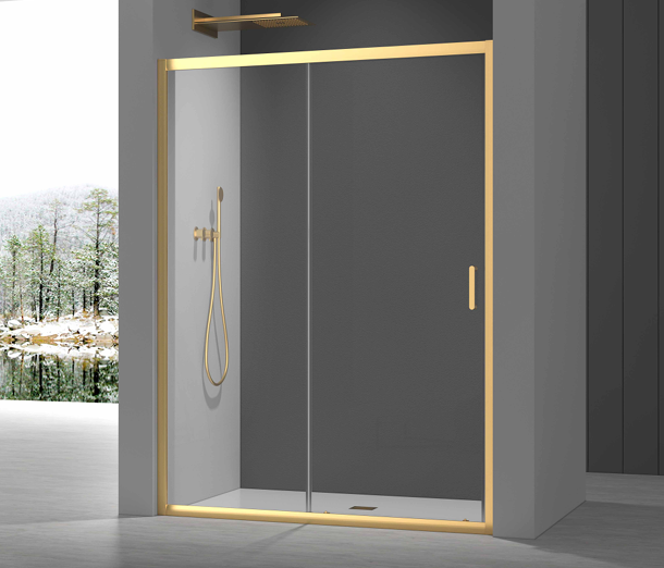 Sliding Doors and Side Panels 6mm - Available in Chrome, Brushed Brass, Black