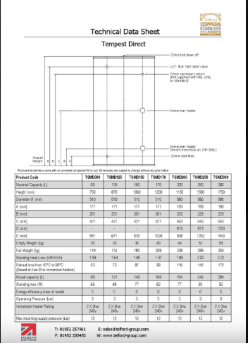 Vaillant ecoTEC Plus 635 System Boiler and 300 Ltr Indirect Cylinder -System Boiler Pack