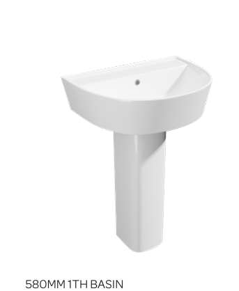 GEN Round Basin and Pedestal 580MM