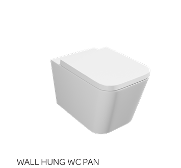 GEN Square Shape Rimless Toilet Including Seat