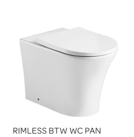 KAM D Shape Rimless Toilet and Seat