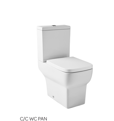 KOR Square Shape Toilet Including Seat