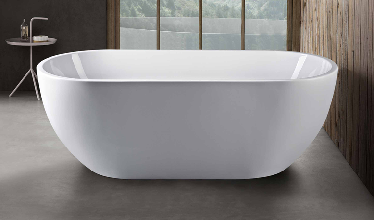 LYD Free Standing Oval Bath available in 1500/1700 and 1800mm