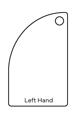 Quadrant / Off Set Stone Resin Trays 45mm