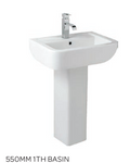 OPT Square Basin and Pedestal 550mm