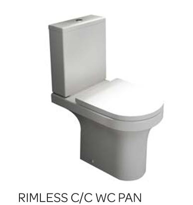 OZO Round Shape Rimless Toilet Including Seat