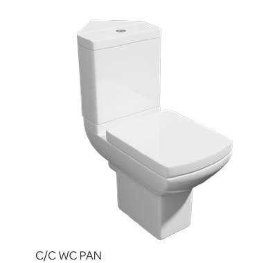 PUR Square Shape Toilet Including Seat