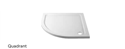 Shower Enclosure Suite Includes 700 / 800 and 900 Quadrant Glass and trays, Toilet + Tap