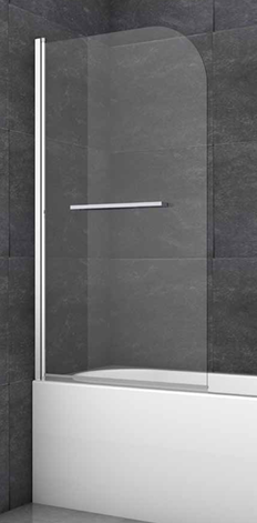 Bath Screen Available In Chrome, Black, Brushed Brass, Brushed Bronze and Gun Metal