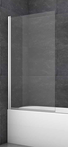 Bath Screen Available In Chrome, Black, Brushed Brass, Brushed Bronze and Gun Metal