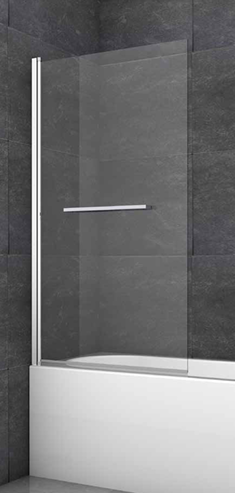 Bath Screen Available In Chrome, Black, Brushed Brass, Brushed Bronze and Gun Metal