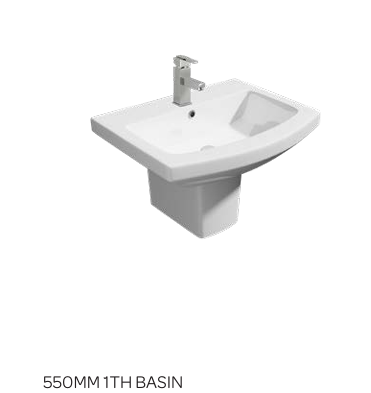 TRI Square Basin and Pedestal 550mm