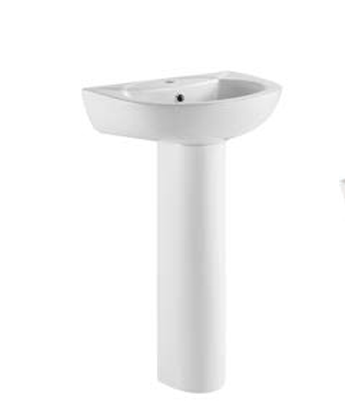 Standard Toilet and Basin Set Including Seat