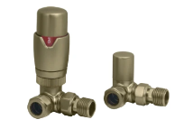 TRV Radiator Valves with Angled, Corner and Straight available in 13 different colours