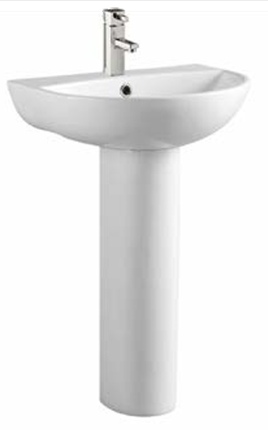 KAM Round Basin and Pedestal 550/500/450mm