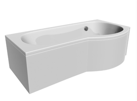 P-Shape Bathroom suite with Designer Toilet and Sink