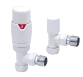 TRV Radiator Valves with Angled, Corner and Straight available in 13 different colours