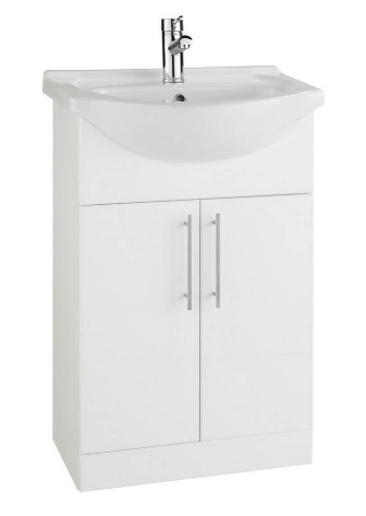 Modern Bathroom Suite 1700mmx800 Double End D Shape Bath toilet +  Vanity Unit Taps